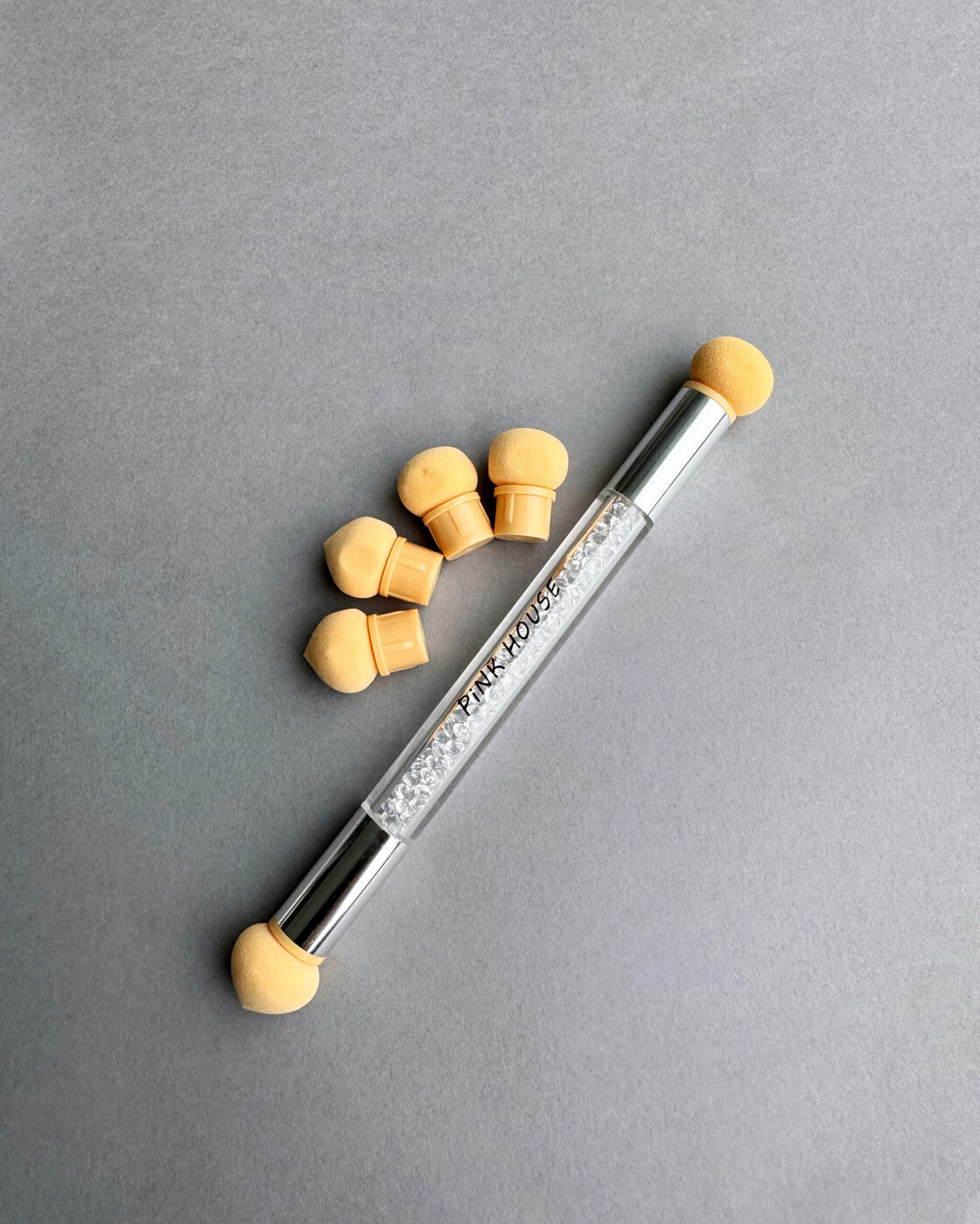 *кисть со спонжами д/градиента в футляре pink house-img-0