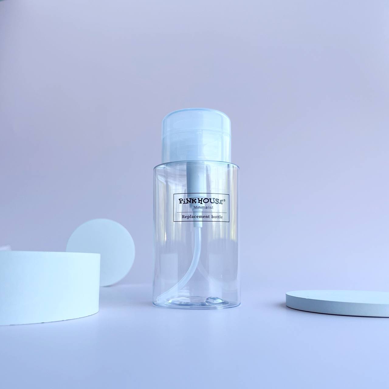 "дозатор с помпой минималист премиум 150 мл pink house-img-3