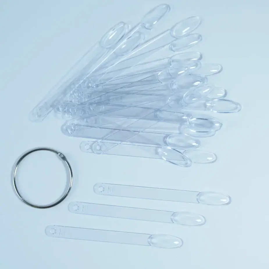 Палитра-веер на кольце "овал" прозрачная-img-3