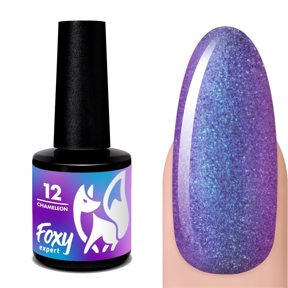 Foxy Гель-лак хамелеон #12 (Gel polish CHAMELEON) 8 ml-img-0