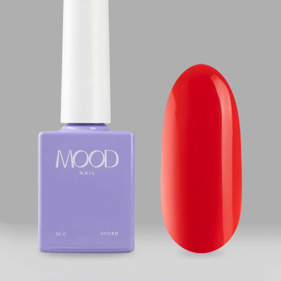 MOODNAIL Однофазный Гель-лак Pedicure collection Red 10г-img-0