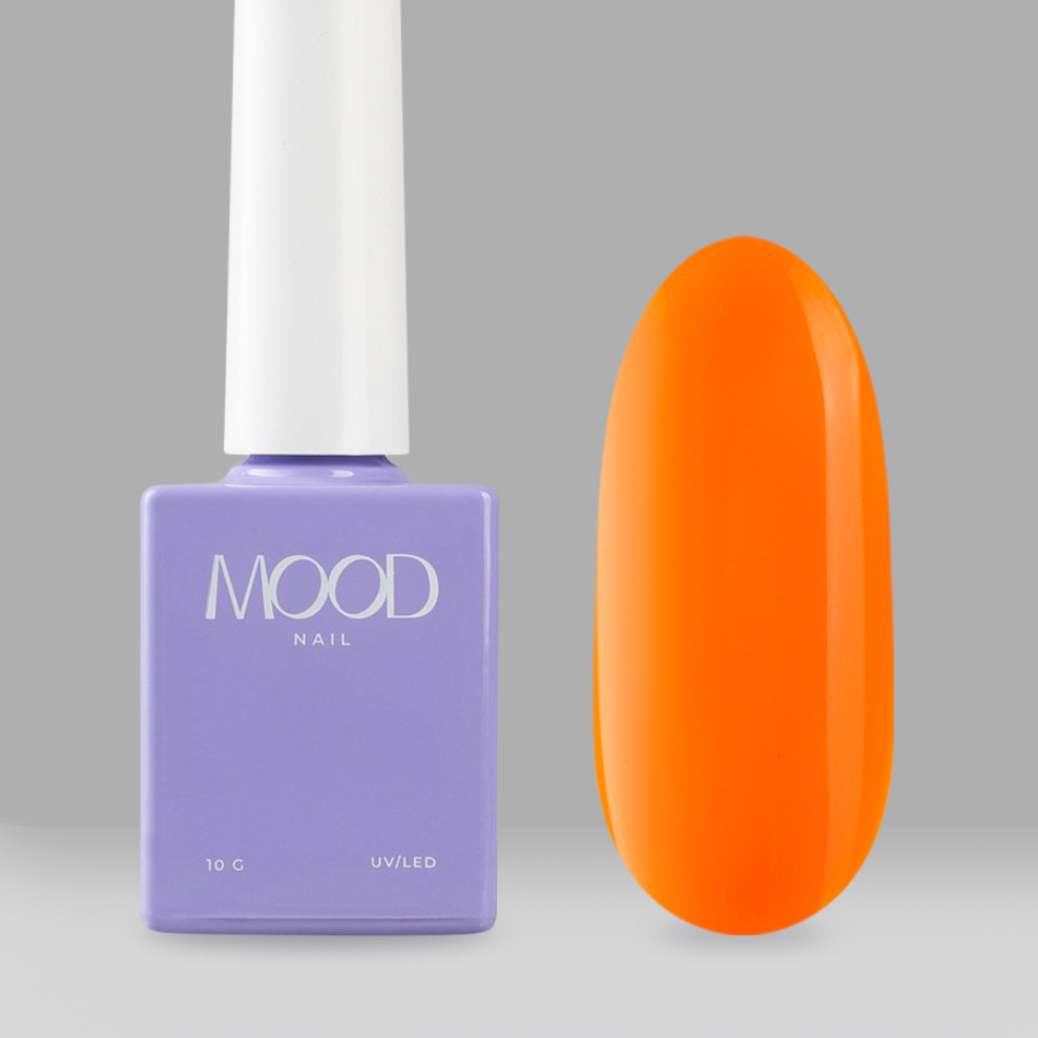 MOODNAIL Однофазный Гель-лак Pedicure collection Orange 10г-img-0