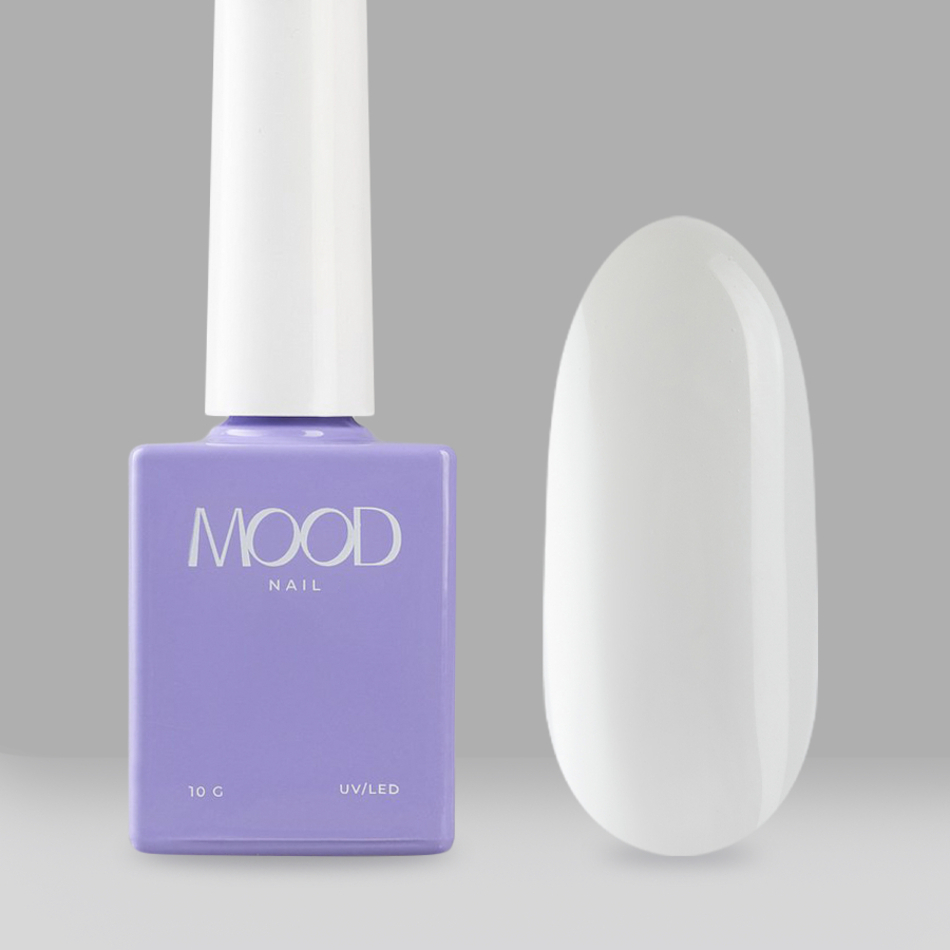 MOODNAIL Однофазный Гель-лак Pedicure collection White 10г-img-0
