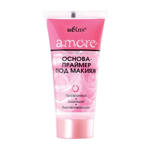BIELITA "amore" Основа-Праймер под макияж Прозрачная, Дышащая, Выравнивающая 30мл (туба)/15-img-0