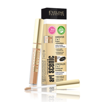 EVELINE "2в1 Art Professional Make-Up" №04  Консилер жидкий с аппликатором-img-0
