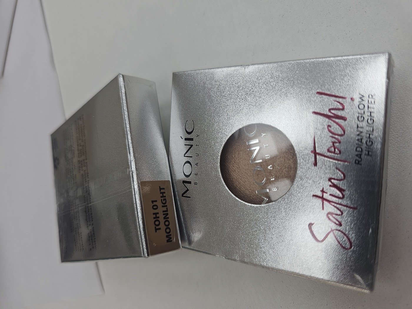 MONIC BEAUTY Хайлайтер запеченный Satin Touchl Radiant Glow тон 01 Moonlight (*3*48)-img-0