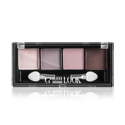 Тени для век LUXVISAGE "Glam Look" 4-х цветные тон 04-img-0