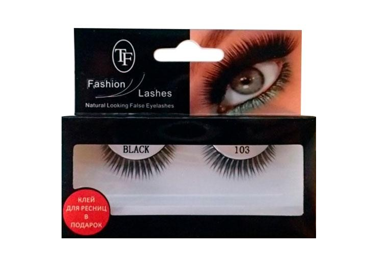 Ресницы накладные TF "Fashion Lashes" №103 черные 12 шт.-img-0