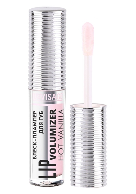 LUXVISAGE Блеск-Плампер для губ тон 302 Milky Pink "LIP VOLUMIZER HOT VANILLA"-img-0