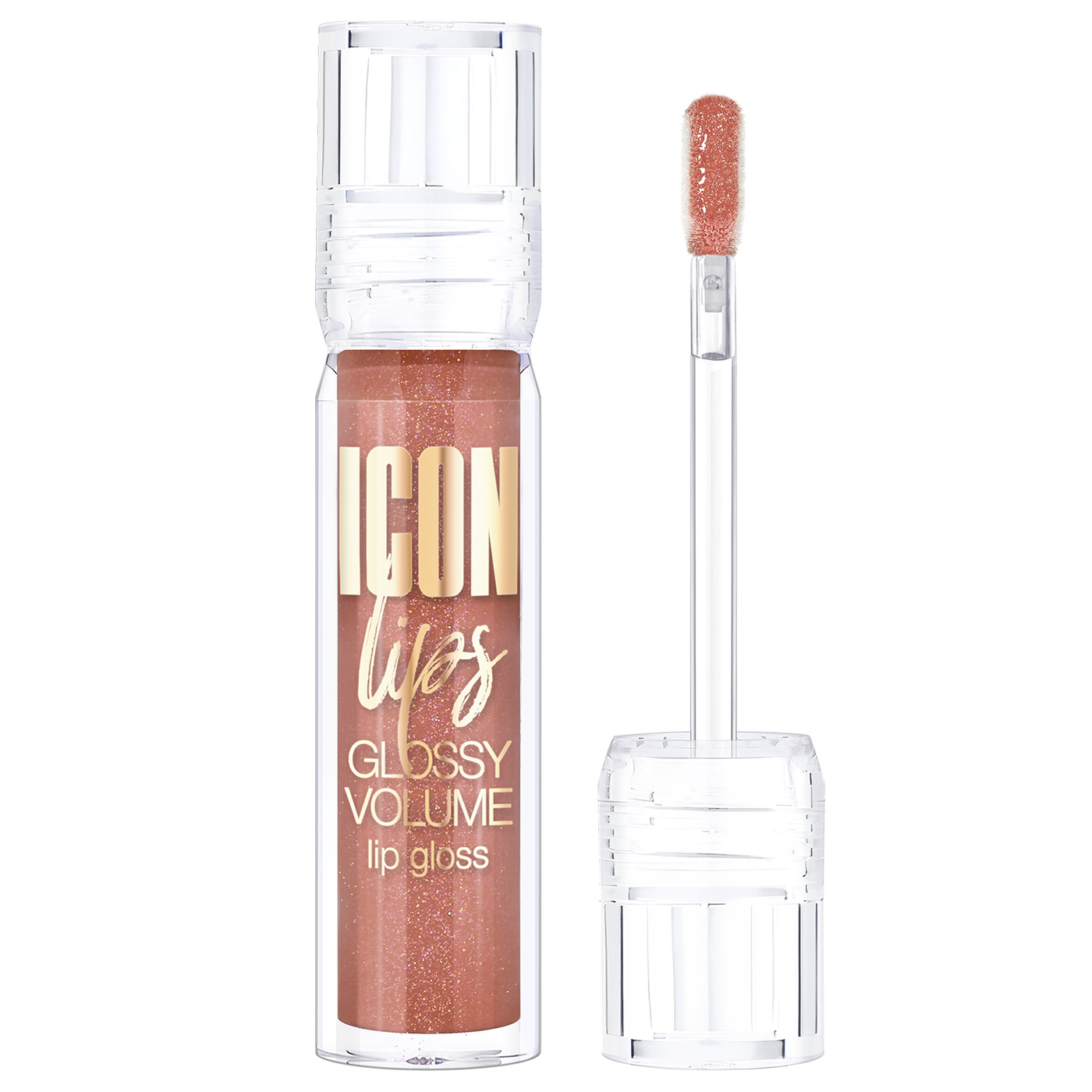 LUXVISAGE Блеск для губ с эффектом объёма тон 506 Caramel Beige "ICON lips glossy volume"-img-0