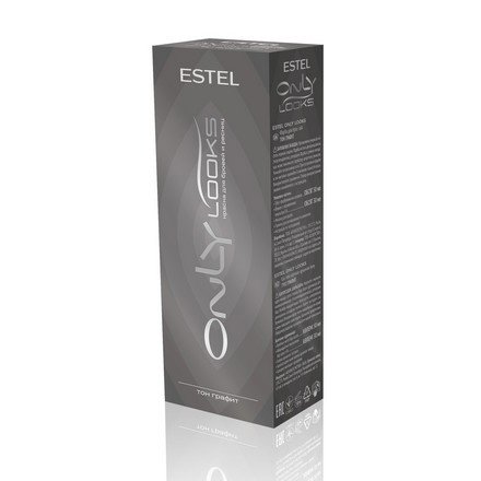 ESTEL "Only Looks" Краска для бровей и ресниц Графит-img-0