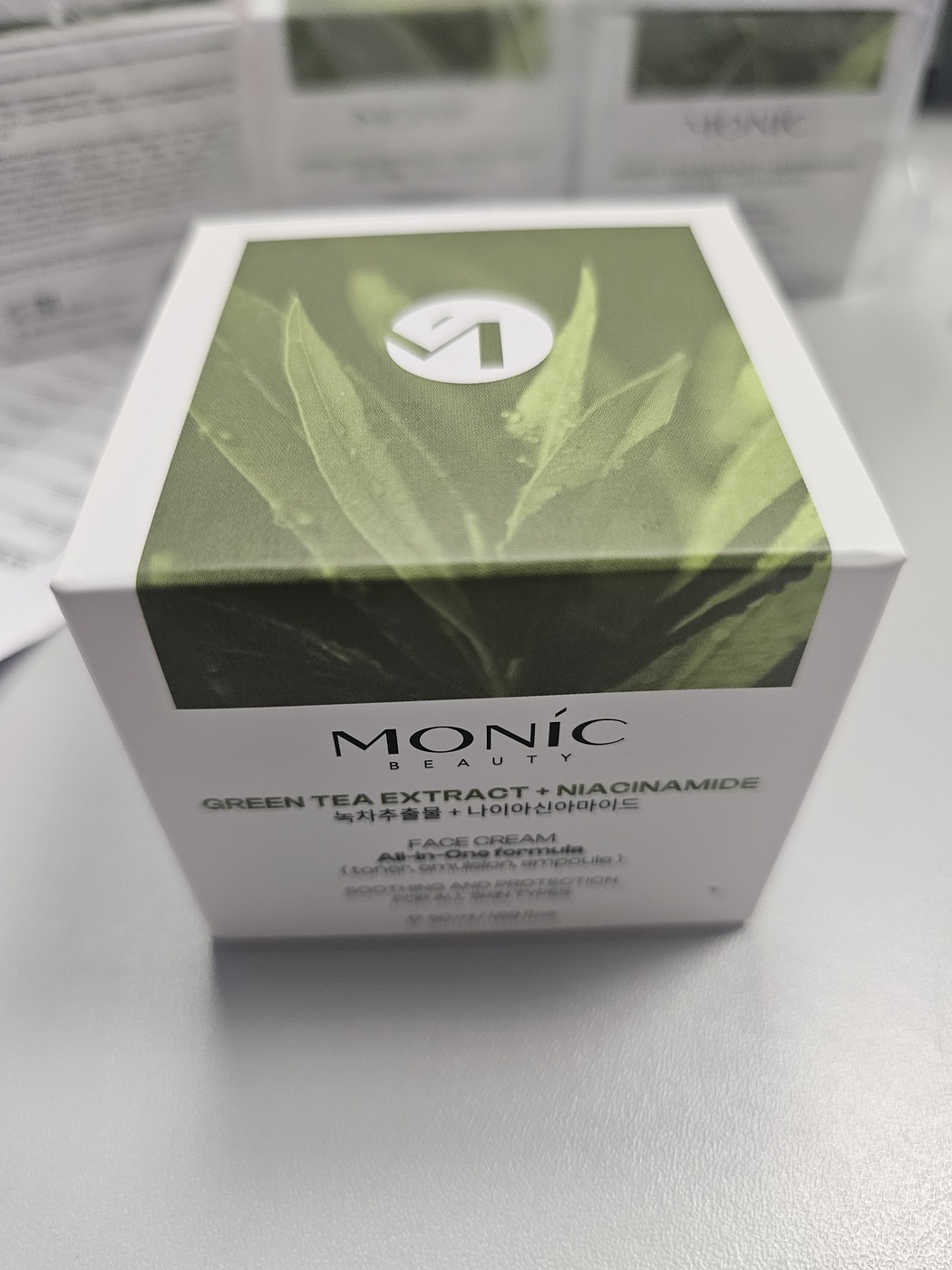 MONIC BEAUTY "All in one" Крем для лица с экстрактом зеленого чая и ниацинамидом-img-0