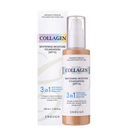 ENOUGH Collagen отбеливающий №21 тональный крем-img-0