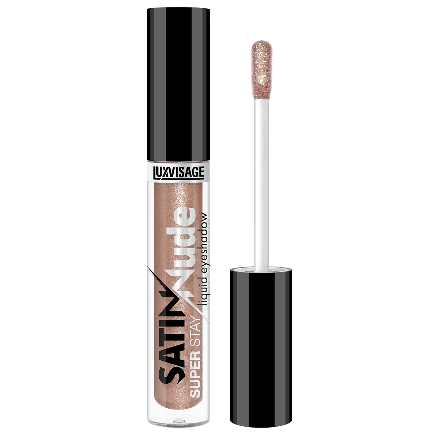 Жидкие тени для век LUXVISAGE SATIN Nude super stay, 206 тон-img-0