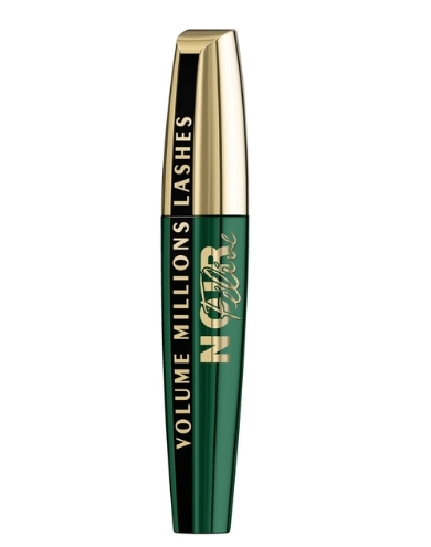 L'OREAL "Volume Million Lashes Feline Noire" тушь для ресниц объем и разделение экстрачерный зеленая с черной полосой-img-0