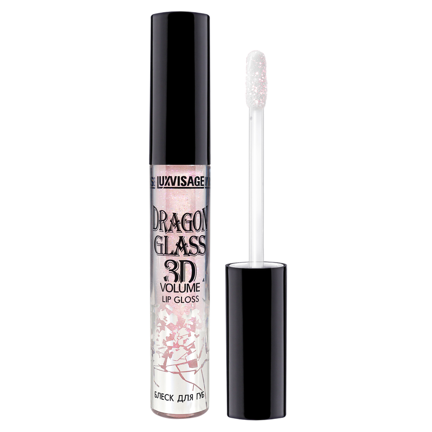 LUXVISAGE Блеск для губ тон 03 Flamingo "DRAGON GLASS 3D" 2,8 г /5-img-0
