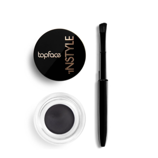 TopFace PT552 gel eyeliner № 001 гелевая подводка для глаз черная-img-0