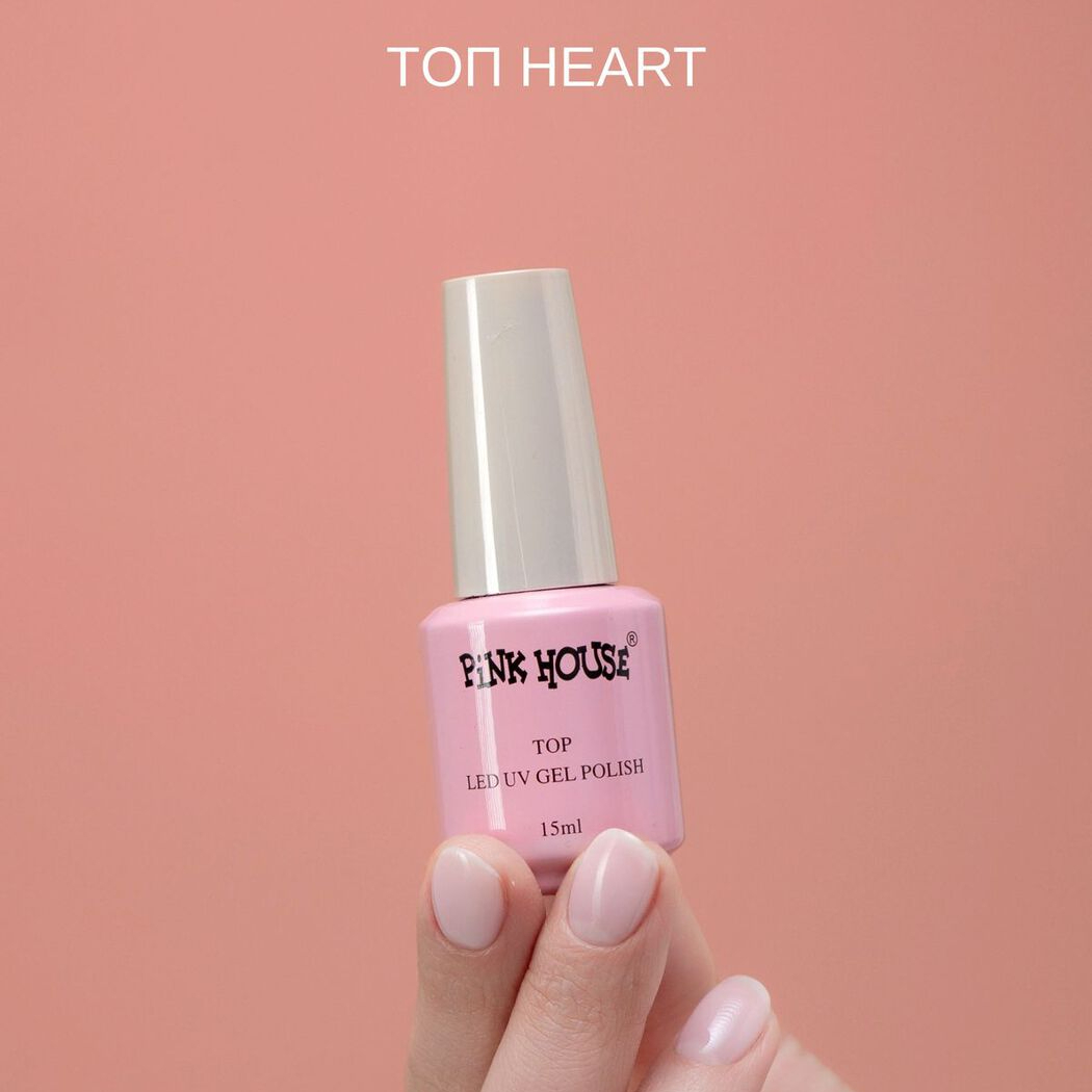 Pink House топ с эффектом мокрых ногтей в упаковке с сердцем без ультрафиолета-img-0