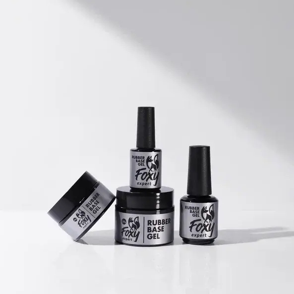 Foxy Каучуковое базовое покрытие (Rubber base gel), 30 ml-img-0