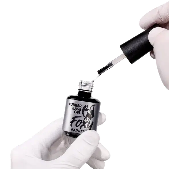 Foxy Каучуковое базовое покрытие (Rubber base gel), 10 ml-img-1