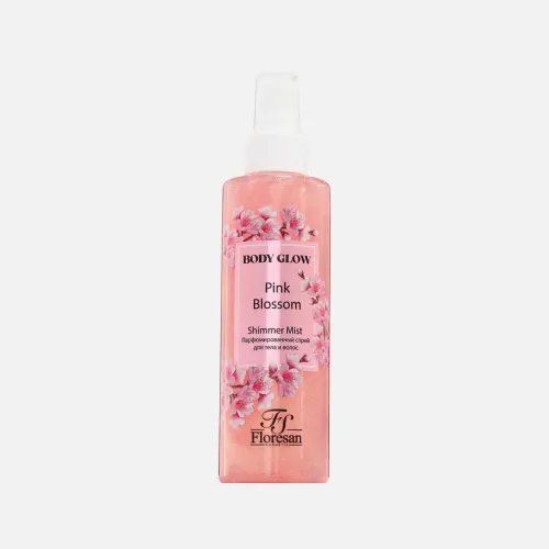 FLORESAN Ф-815 Спрей-мист с шиммером для тела и волос Pink Blossom-img-0