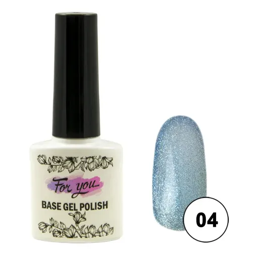 Гель-лак FOR YOU Cat s eye CRYSTAL № 04-img-0