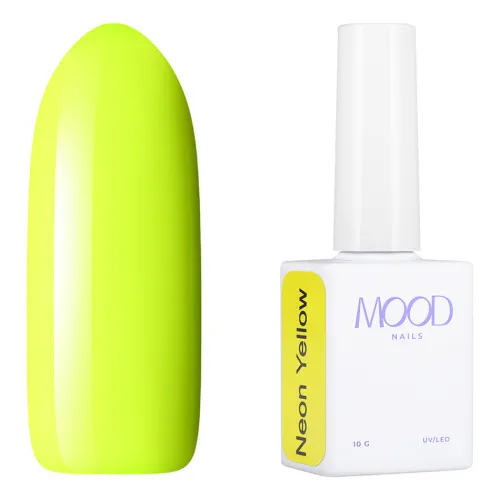 MOODNAIL Гель-лак Neon Yellow, 10г-img-0