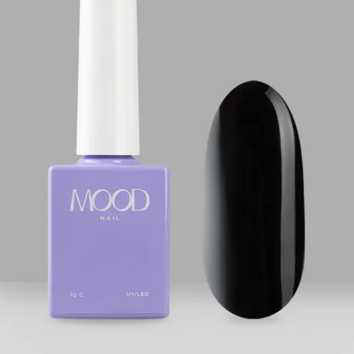 MOODNAIL Однофазный Гель-лак Pedicure collection Black 10г-img-0