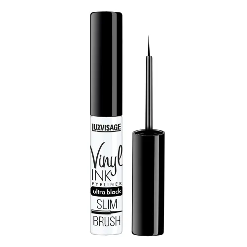 Подводка для глаз LUXVISAGE VinylINK ultra black, ультра черная-img-0