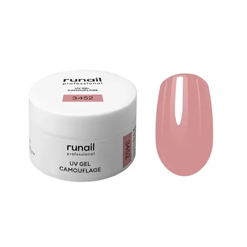 runail Камуфлирующий УФ-гель 3452 Ягодное мороженое 15 г-img-0