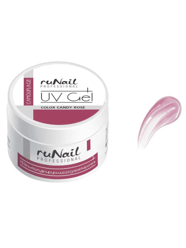 runail Камуфлирующий УФ-гель 3451 Розовая карамель 15 г-img-0