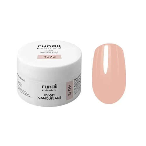 runail Камуфлирующий УФ-гель 4072 Холодный нюд 15 г-img-0