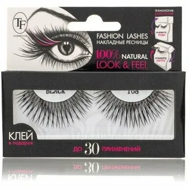 TF Накладные ресницы Fashion Lashes, арт. 108/черные-img-0