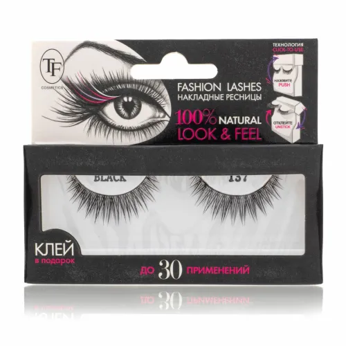 TF Накладные ресницы Fashion Lashes, арт. 137/черные-img-0