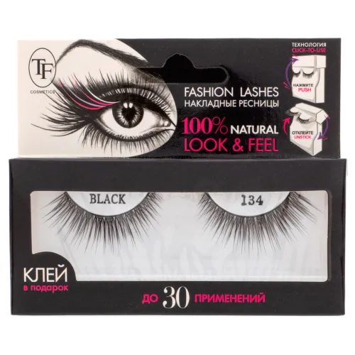 TF Накладные ресницы Fashion Lashes, арт. 134/черные-img-0