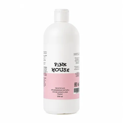 Средство для обезжиривания и снятия липкого слоя Cleaner Pink House  500 мл-img-0