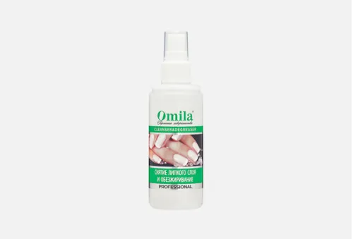 Средство для снятия липкого слоя и обезжиривания"OMILA" П/э Флакон 100 мл с глухой крышкой-img-0