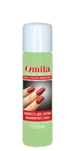 Жидкость для снятия лака с  ацетоном Omila "Нежность"  150мл-img-0
