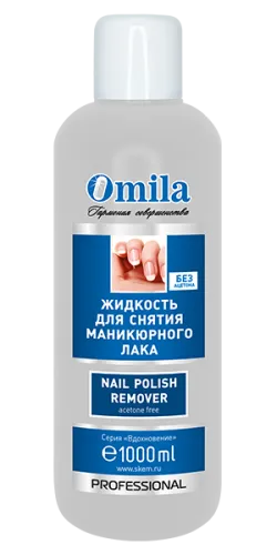 Жидкость для снятия лака без ацетона Omila "Айсберг" 1000мл-img-0