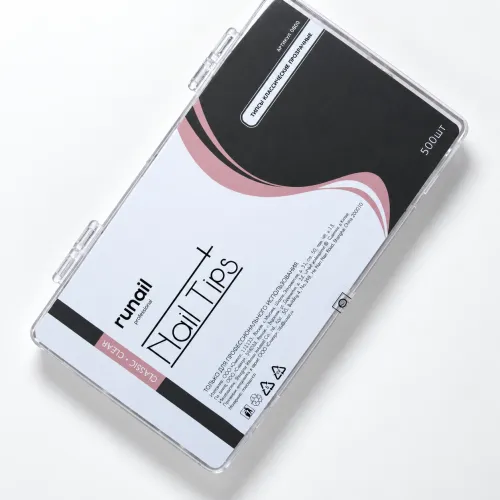 runail Типсы классические прозрачные 500 шт-img-0