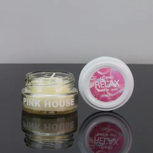 Свеча релакс bubble gum Pink House-img-0